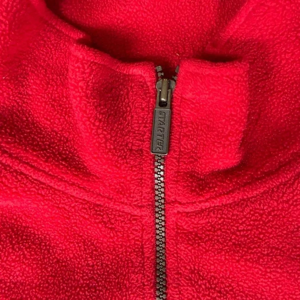Vintage Starter Ole Miss Fleece Quarterzip Sweater sweatshirt Retro College‎ XL